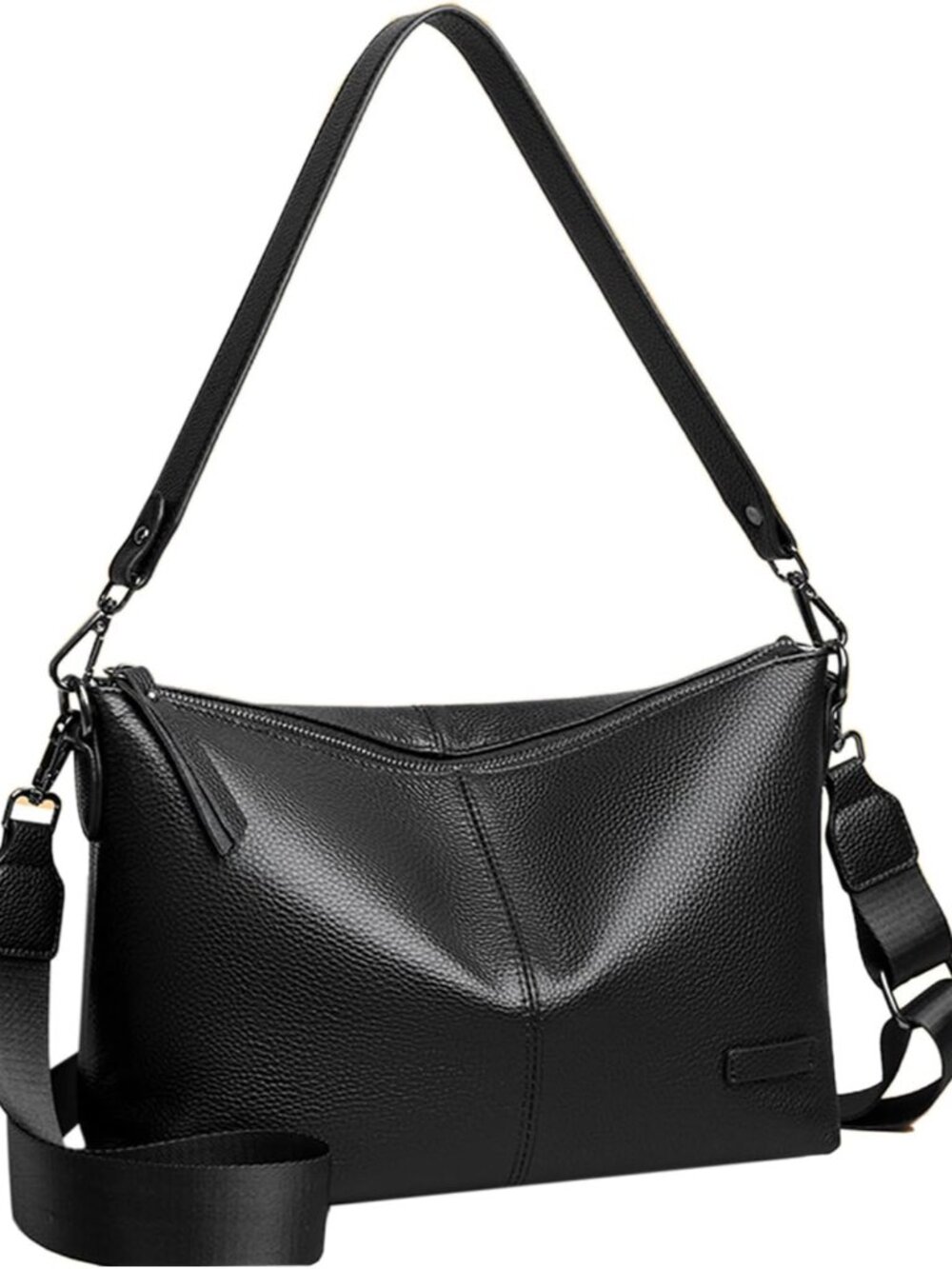 Sursee Genuine Leather Hobo Bags for Women Large Shoulder Purses Trendy Crossbod